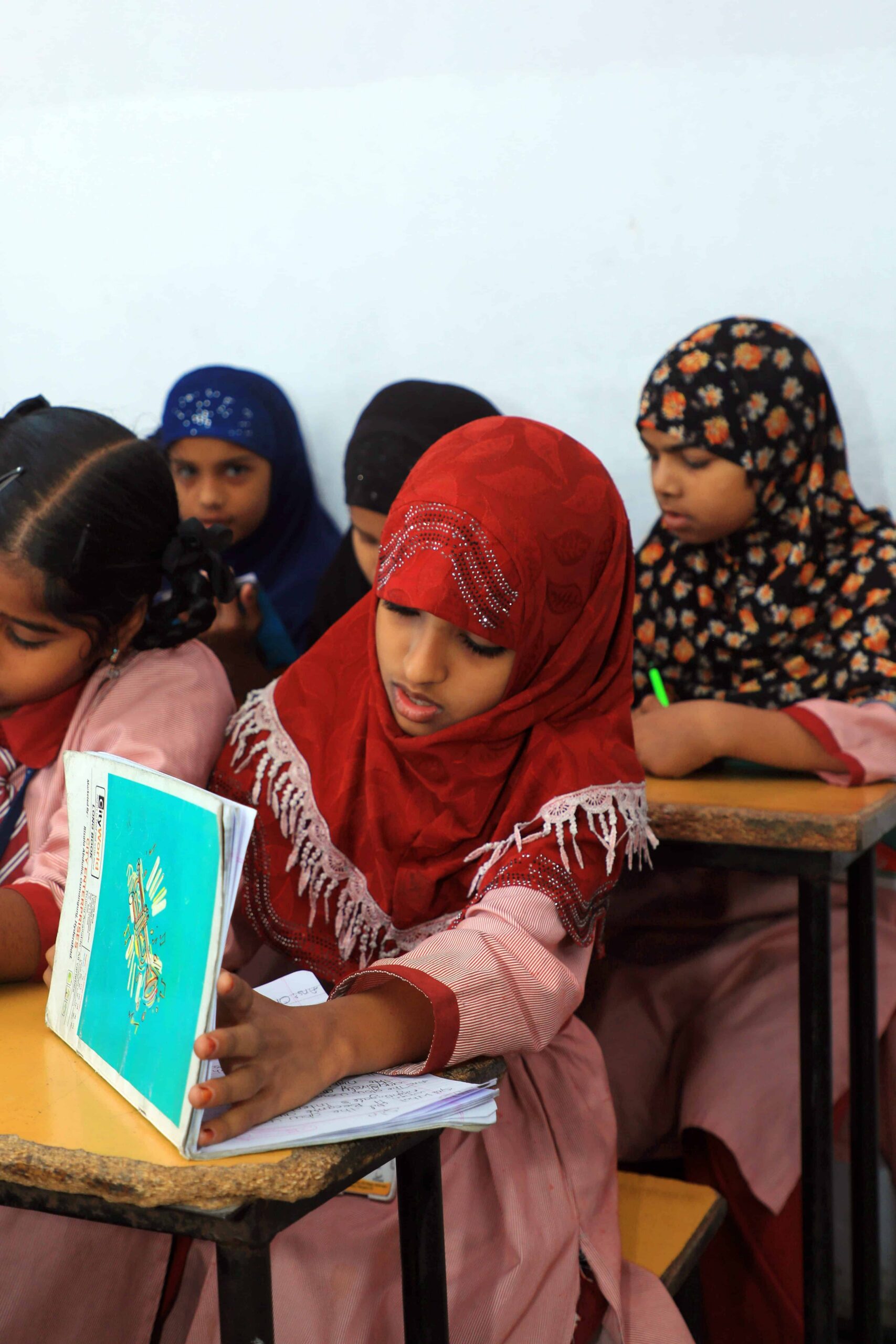 Students learning at Best Techno School, an SSC English Medium School Near Ganesh Nagar, Hyderabad.